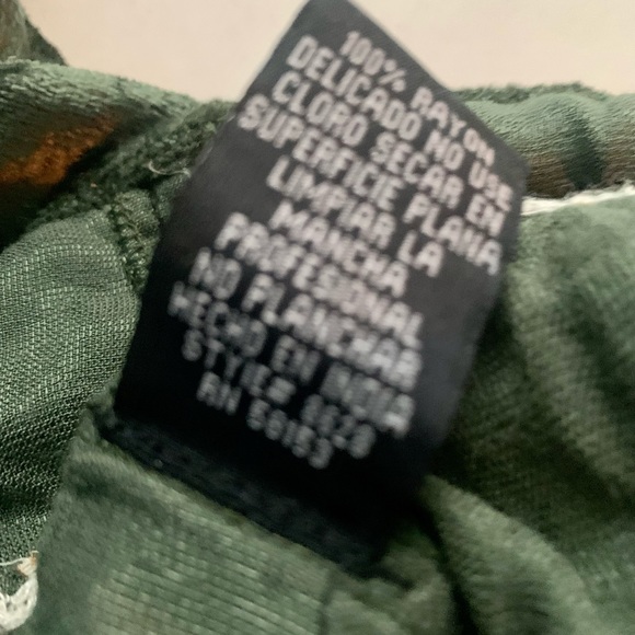 Chaudry KC Y2K Green Velvet Embellished Boho Maxi Skirt NWT Size XS - Picture 8 of 13